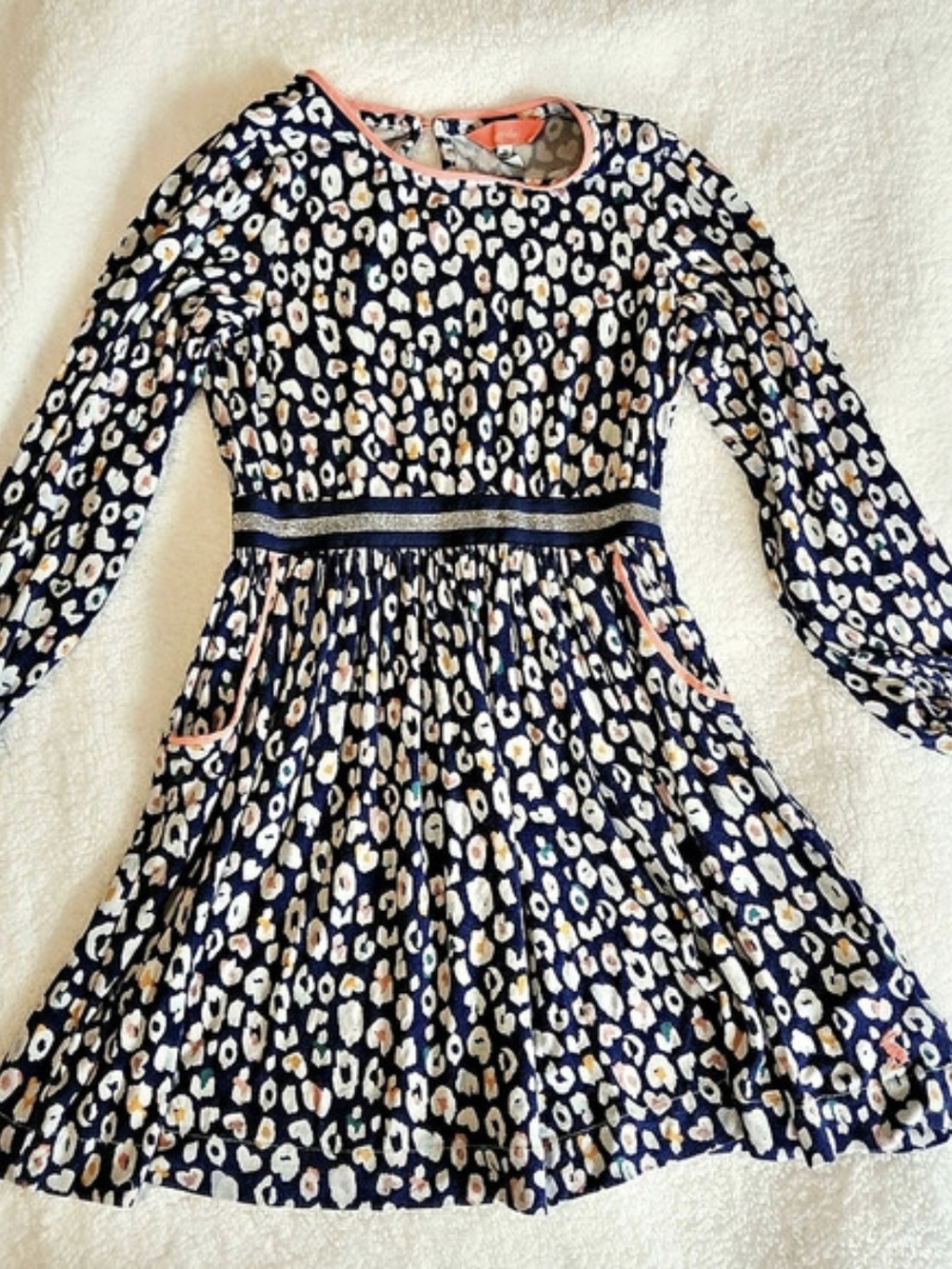 Joules Girls Floral Dress Size 6 Like New
